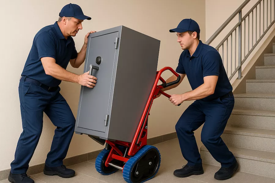 Varför krävs särskild hantering för tunga föremål?